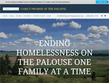 Tablet Screenshot of familypromisepalouse.org